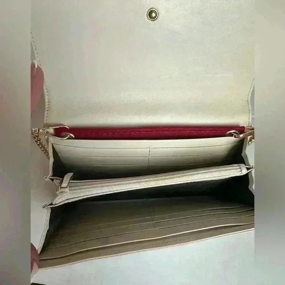 Authentic GUCCI MARMOT WALLET-CROSSBODY MINI BAG IVORY - Picture 13 of 16